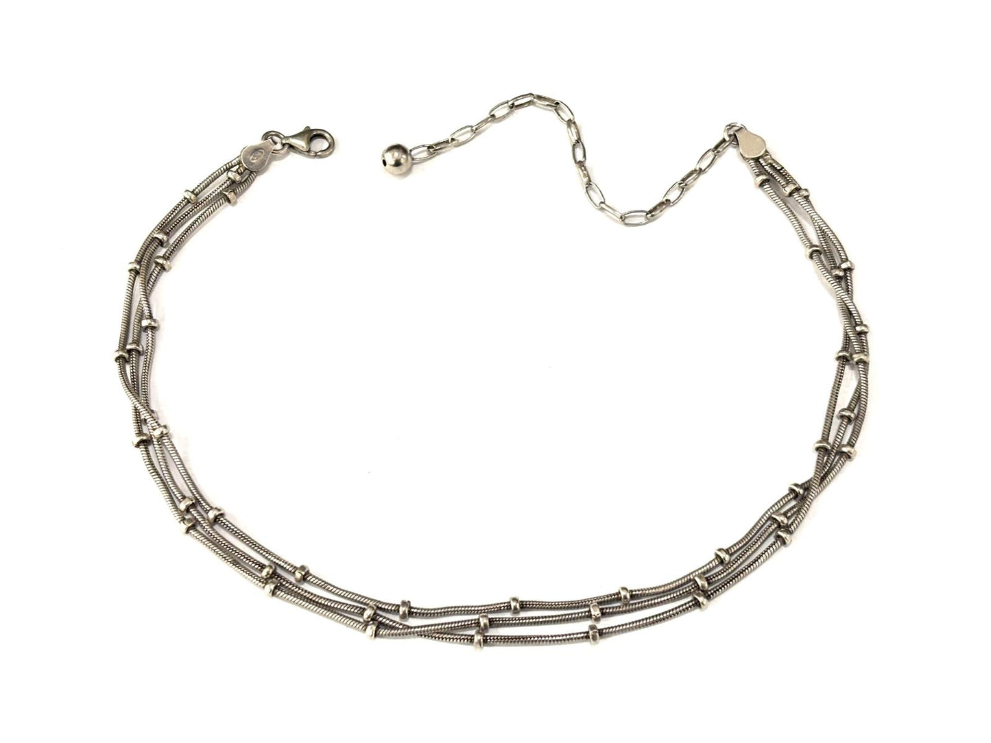 COLLANA CHOKER ARGENTO 925 BRUNITO