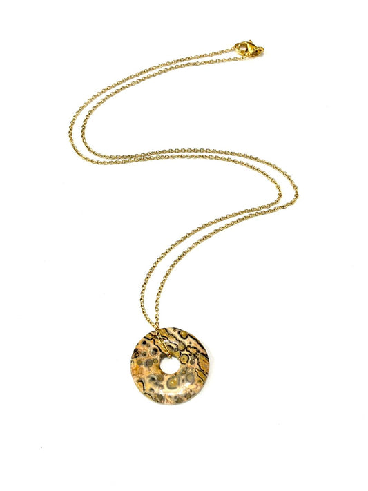 COLLANA CATENINA ACCIAIO GALVANICA DORATA - RIOLITE