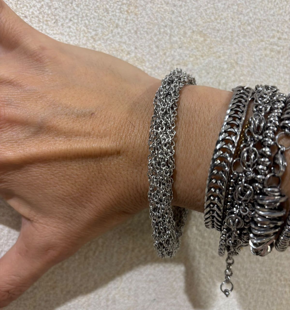 BRACCIALE NODUS MAGNA ACCIAIO