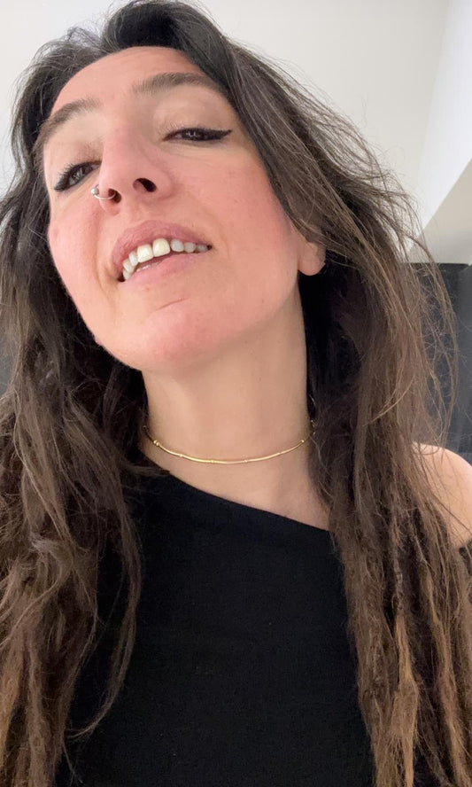 COLLANA CHOKER OTTONE ARMONICO