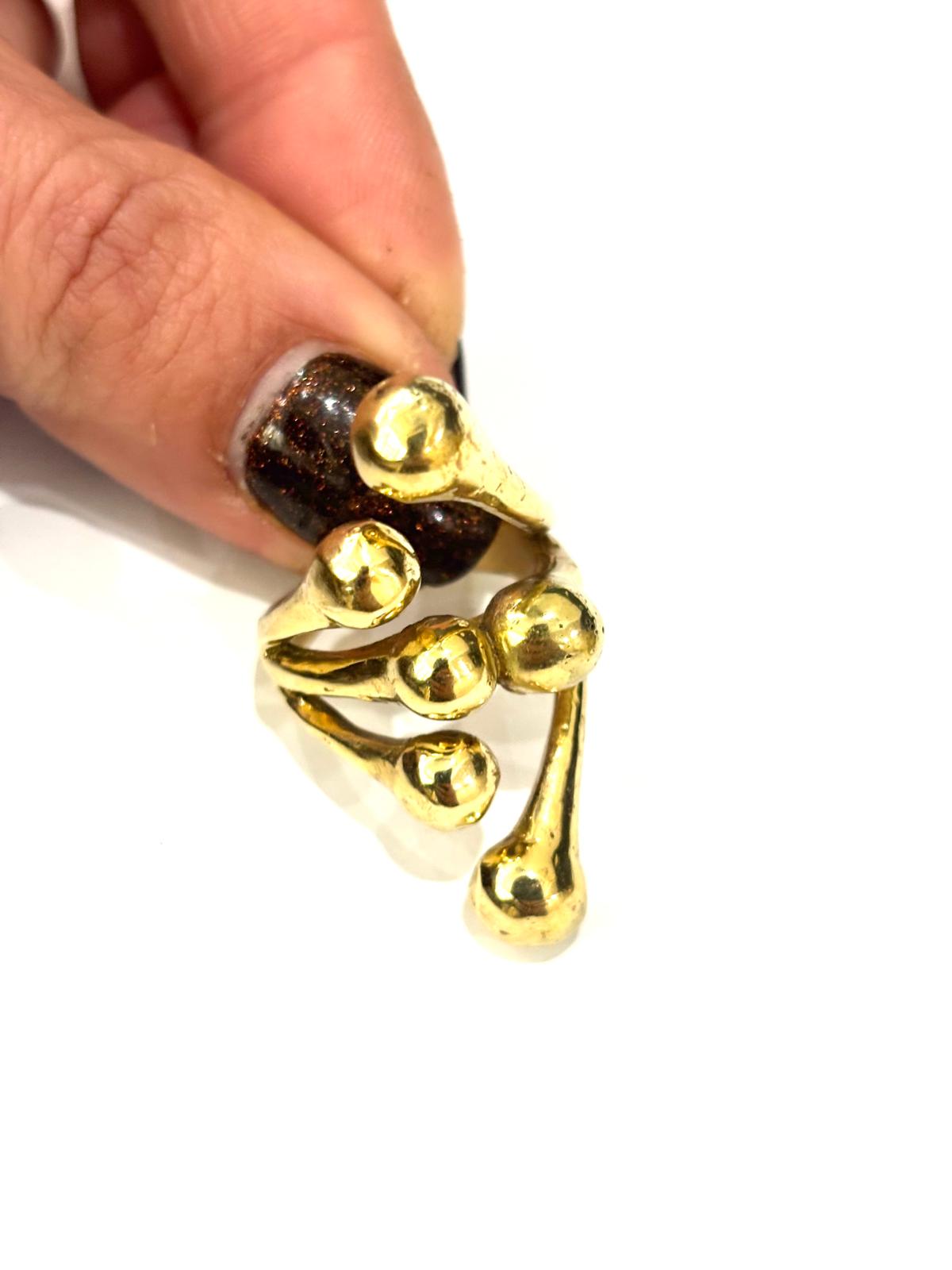 ANELLO OTTONE - DESIGN SCULTOREO