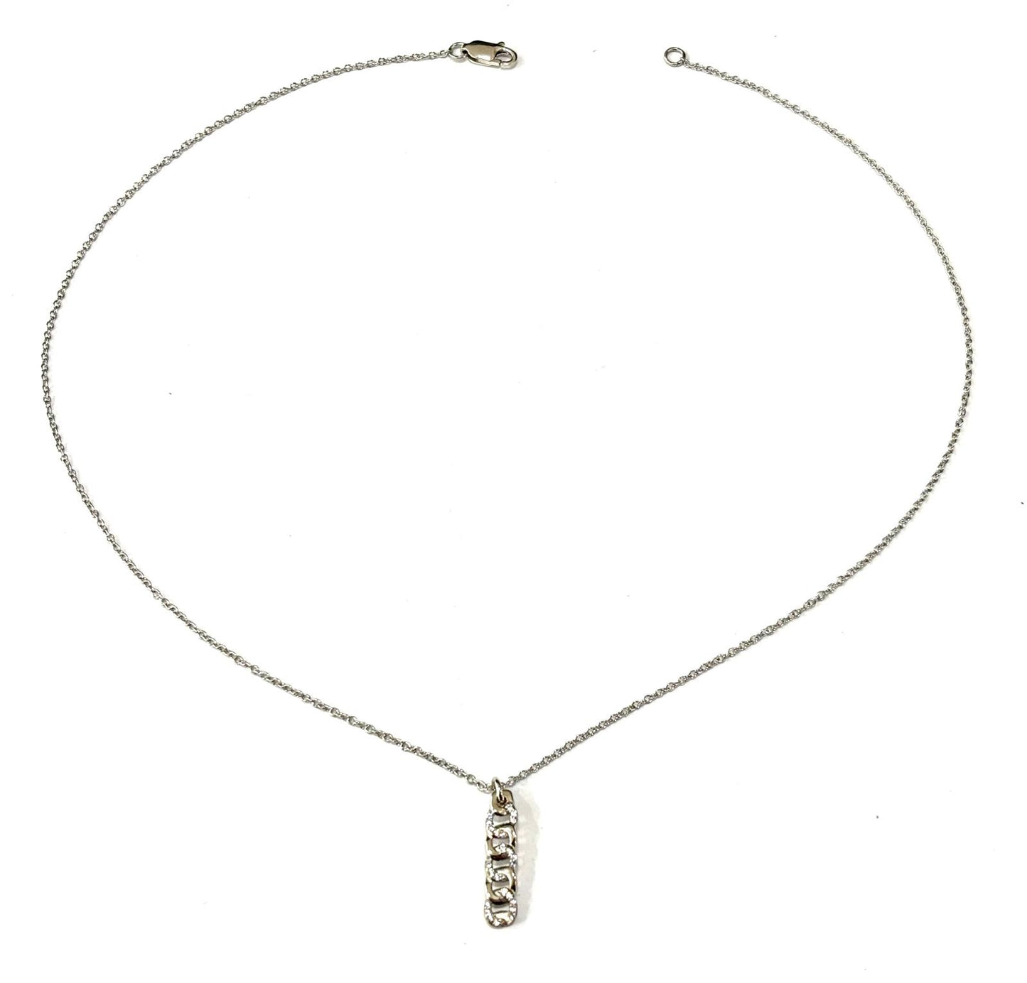 COLLANA ACCIAIO - PENDENTE GROUMETTE ARGENTO 925