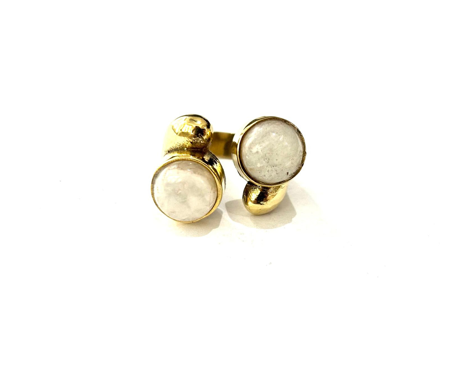 ANELLO OTTONE - PIETRA DI LUNA