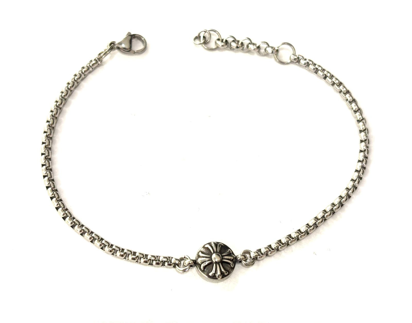 BRACCIALE CENTRALE GOTICO - ACCIAIO