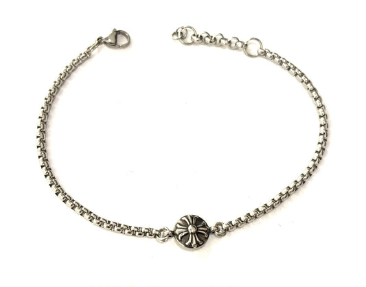 BRACCIALE CENTRALE GOTICO - ACCIAIO