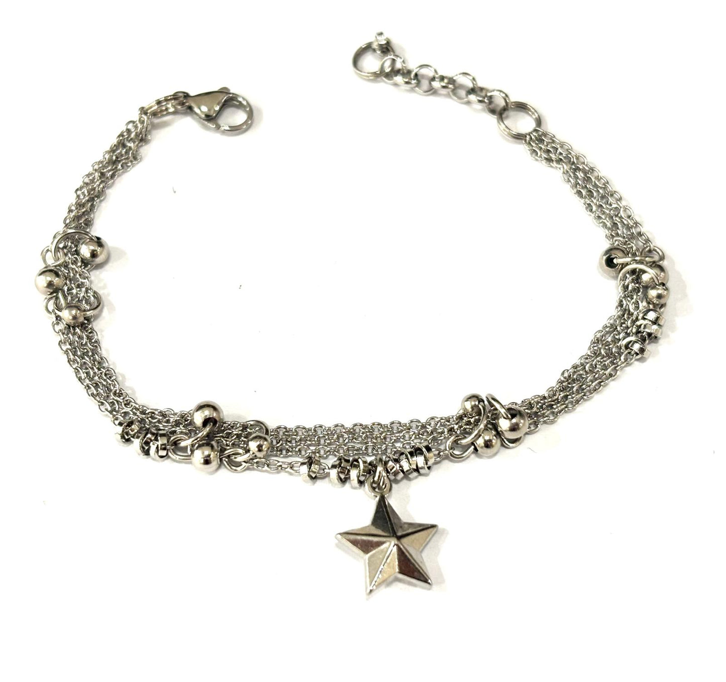 BRACCIALE TALISMA ACCIAIO - SIMBOLO ACCIAIO