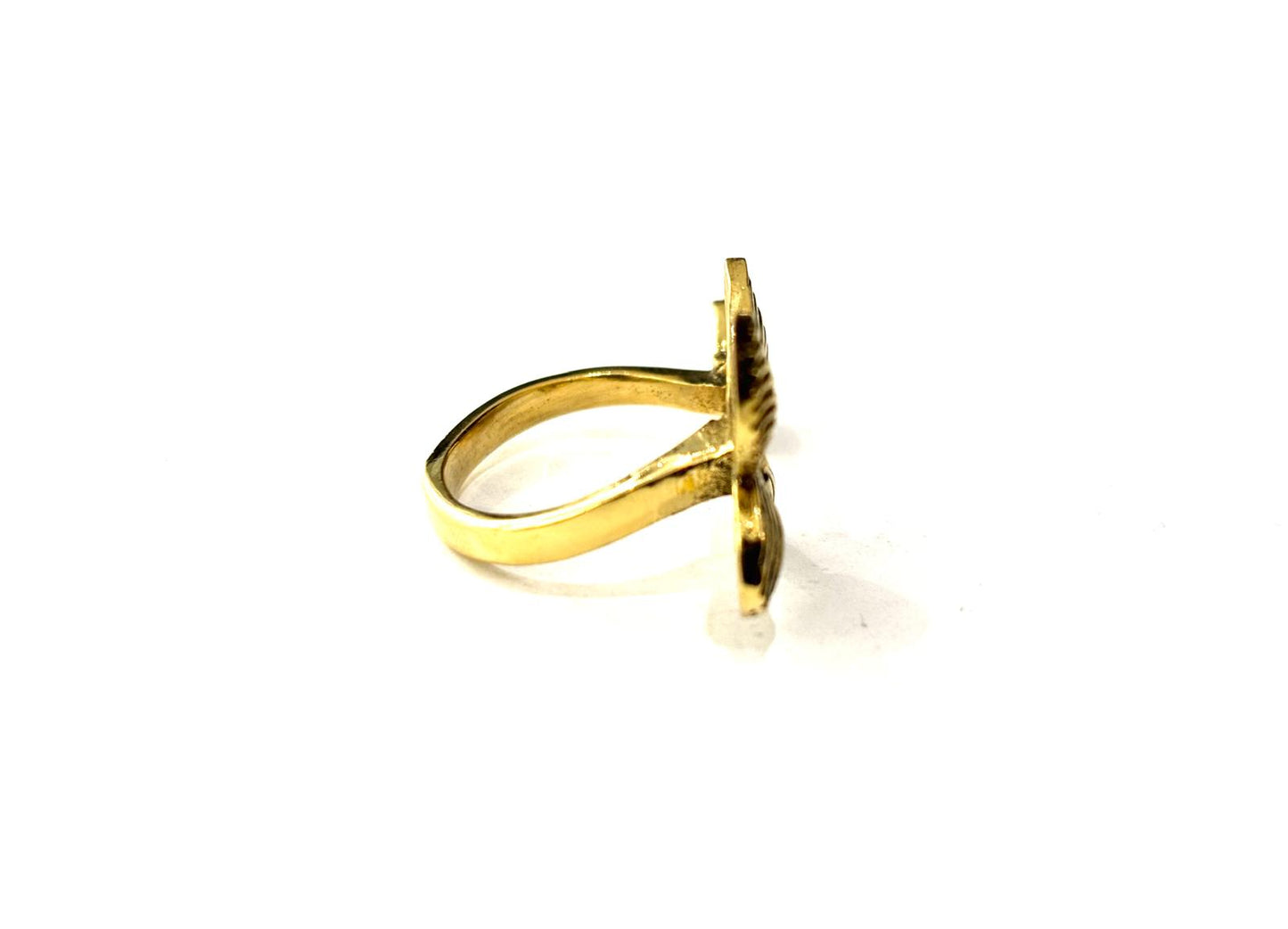 ANELLO OTTONE - DOPPIA FARFALLA