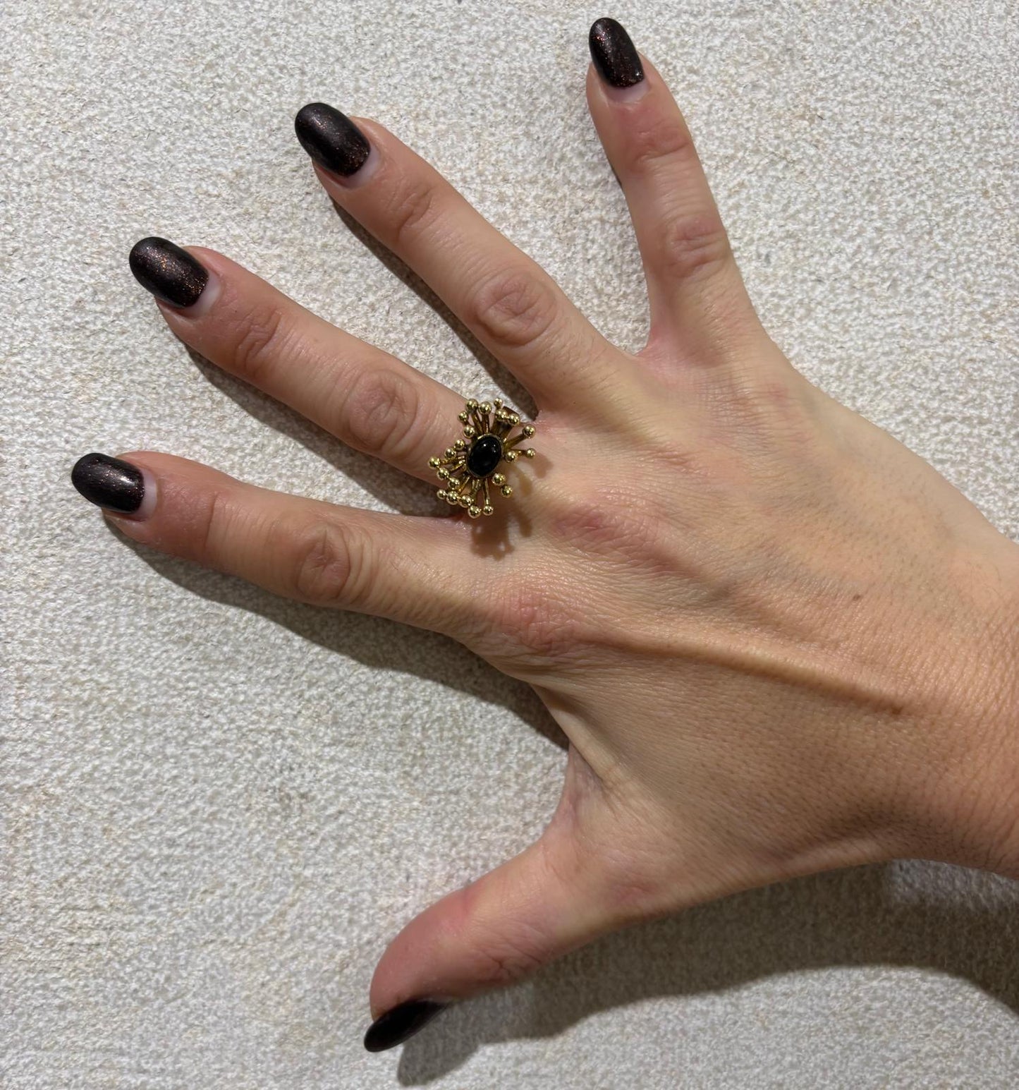 ANELLO OTTONE - DESIGN RADIALE