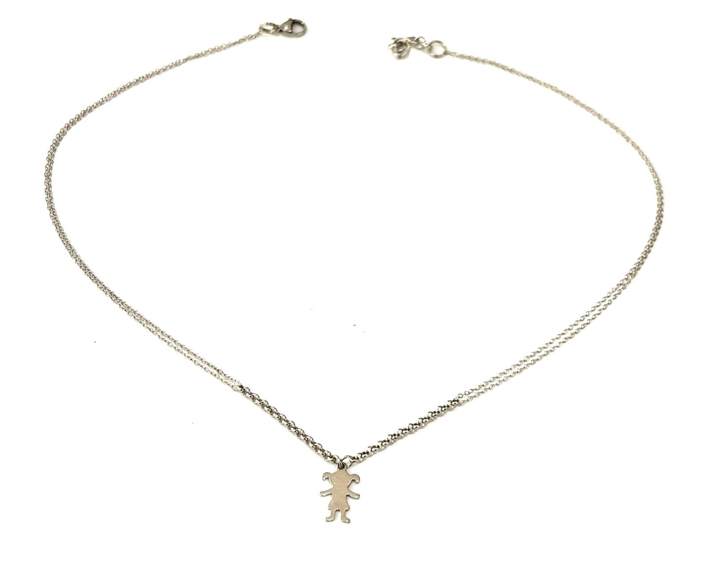 COLLANA BIMBO e/o BIMBA - ACCIAIO