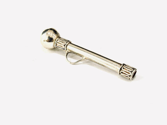 CIONDOLO CANNULA/PIPPOTTO ARGENTO 925