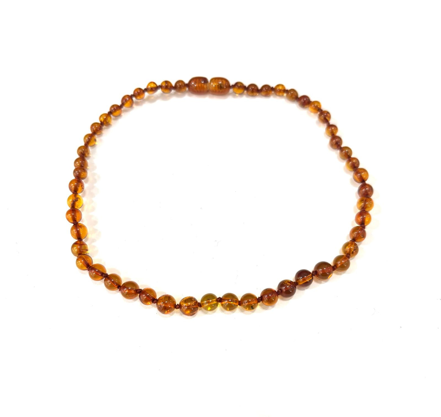 COLLANA GIROCOLLO AMBRA BALTICA - DENTIZIONE