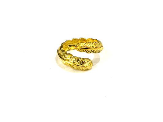ANELLO OTTONE - PIUMA