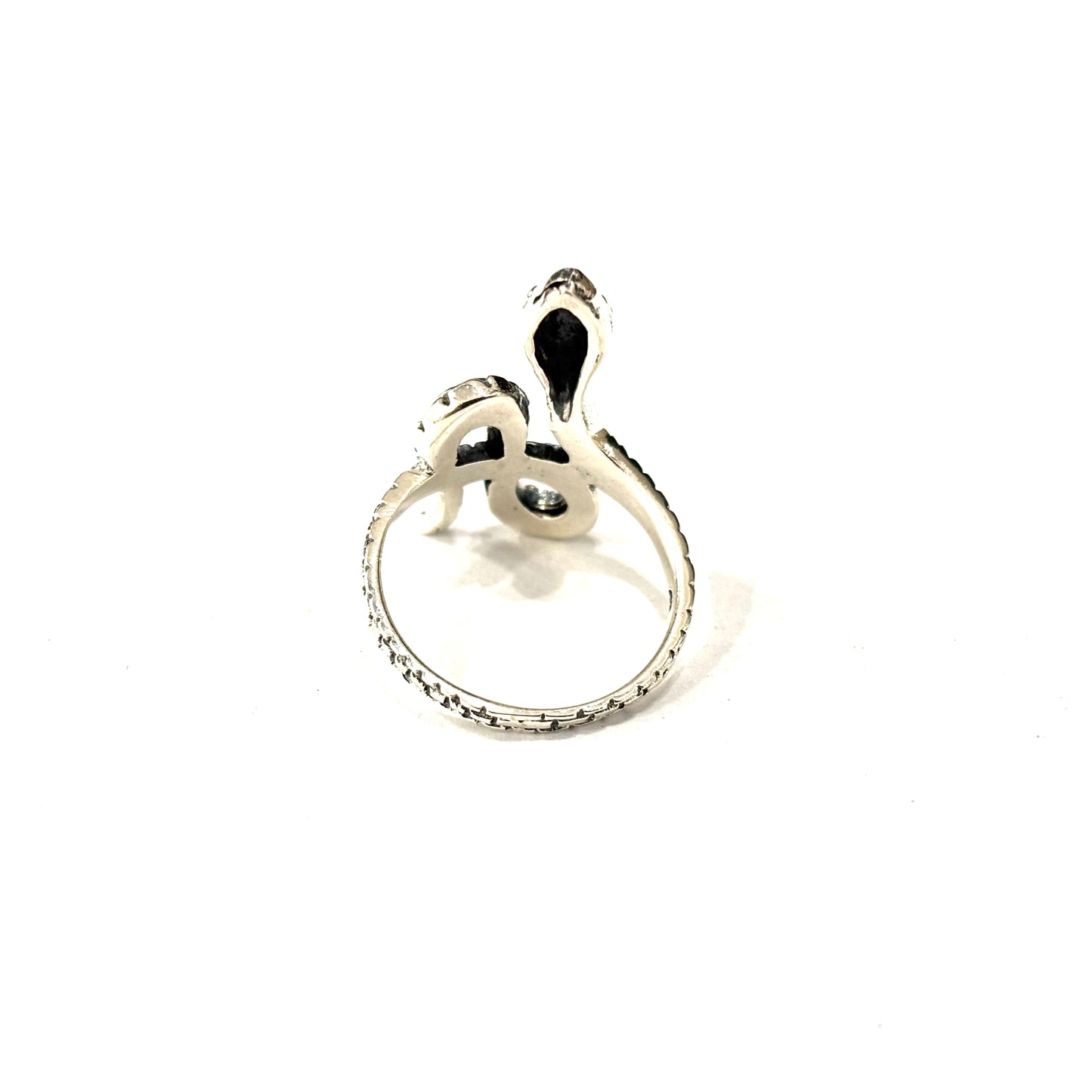 ANELLO SERPENTE TEXTURE SQUAME - ARGENTO 925