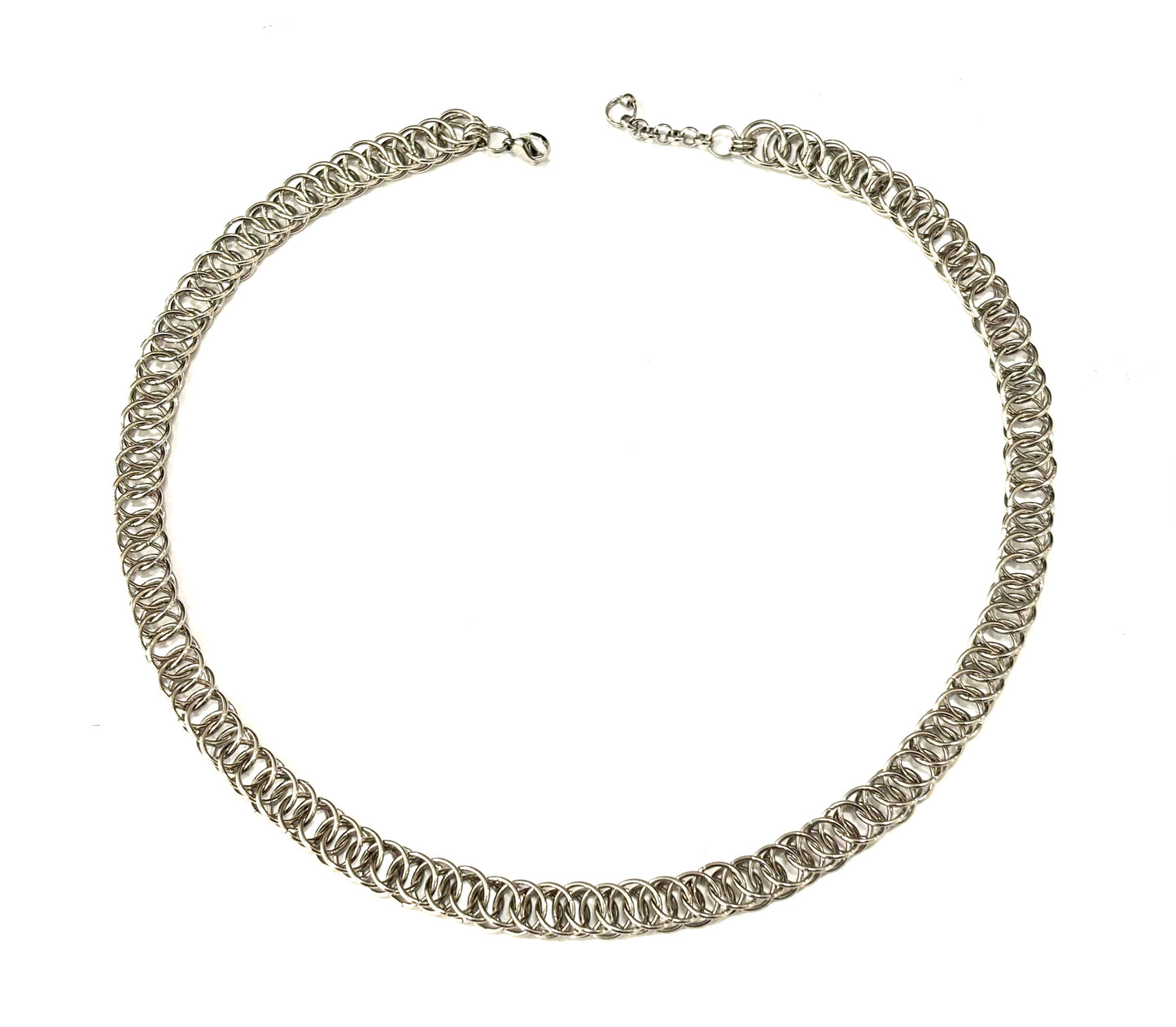 COLLANA ACCIAIO CHAINMAIL PERSIANA PIATTA