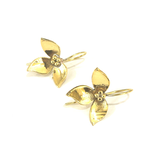 ORECCHINI OTTONE - FLOREALE