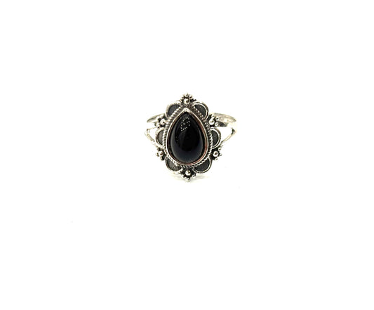 ANELLO GOCCIA PIETRE NATURALI - ARGENTO 925