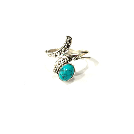 ANELLO AULITE TURCHESE - ARGENTO 925