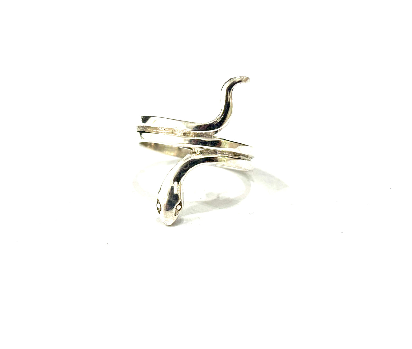 ANELLO SERPENTE LISCIO - ARGENTO 925