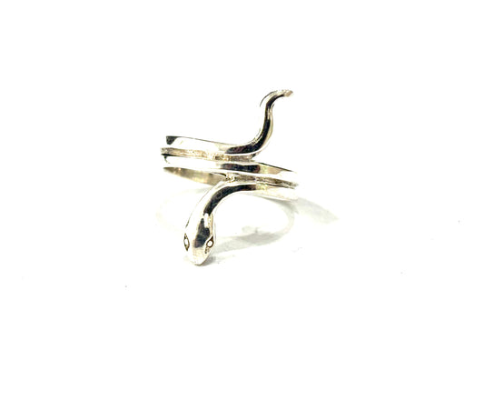 ANELLO SERPENTE LISCIO - ARGENTO 925