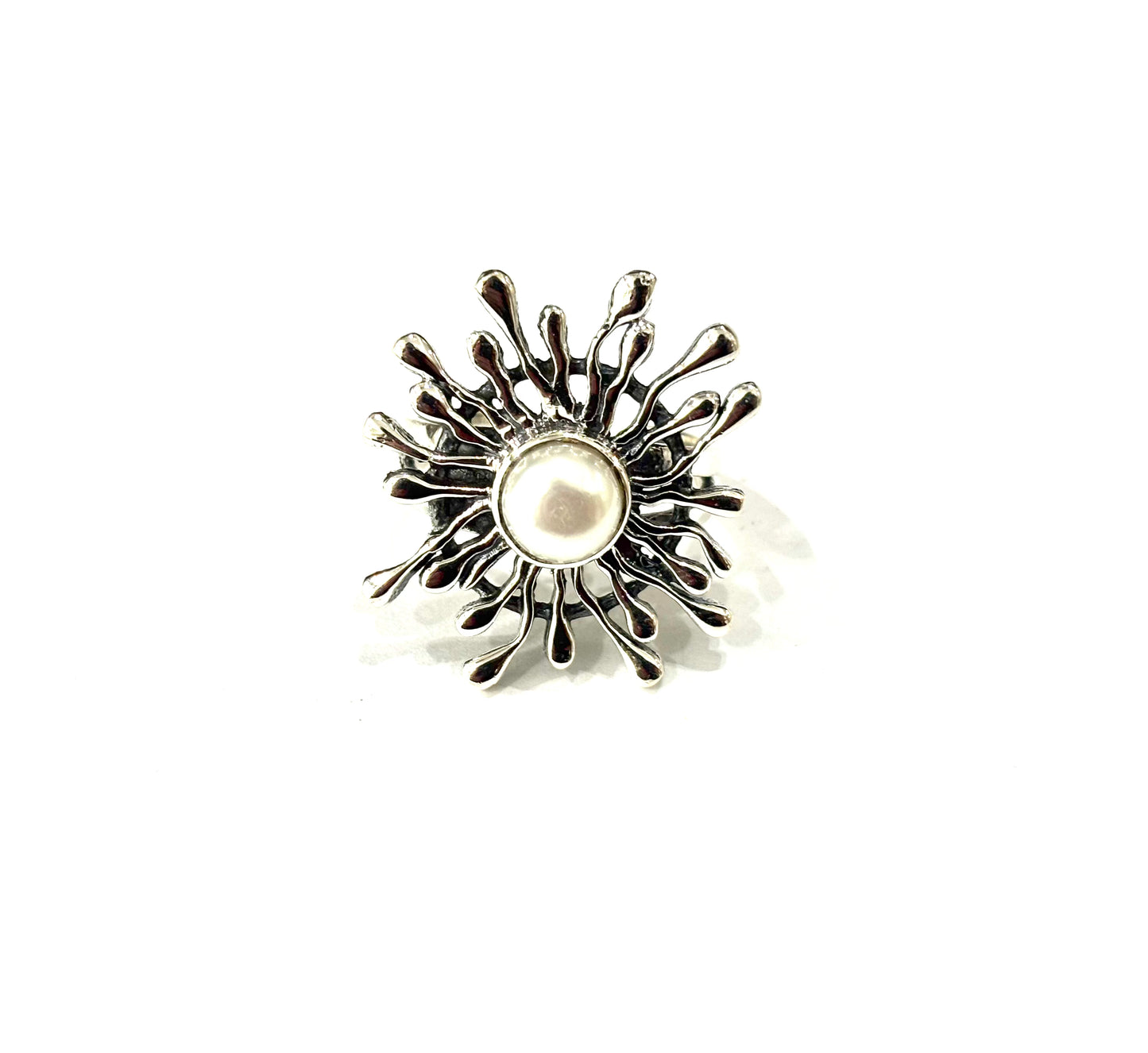 ANELLO NATURE PERLA DI FIUME - ARGENTO 925