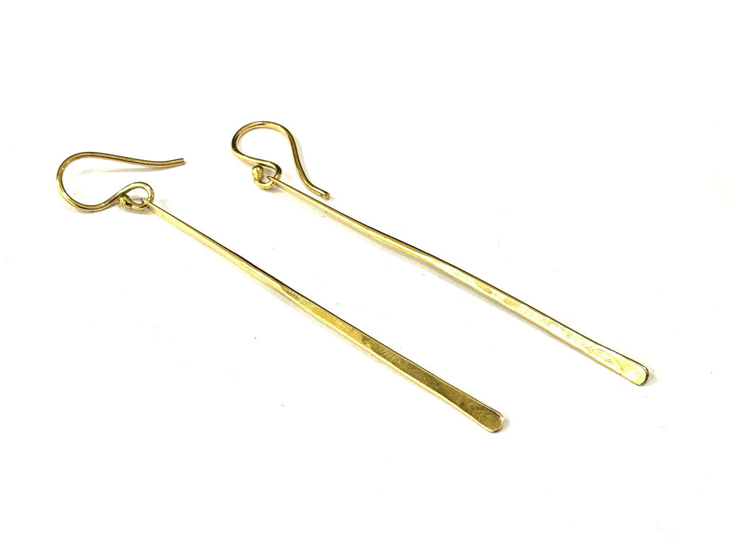 ORECCHINI OTTONE - BARRETTA CRESCENTE