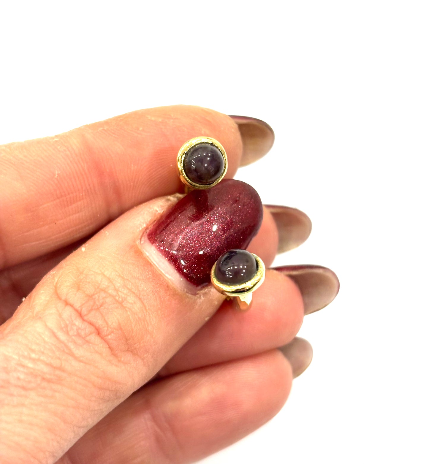 ANELLO OTTONE - AMETISTA