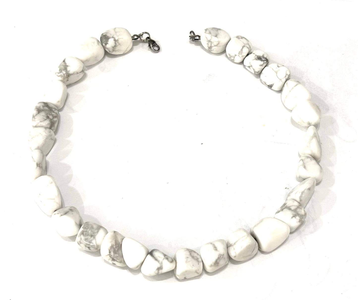 COLLANA GIROCOLLO AULITE SASSO BURATTATO
