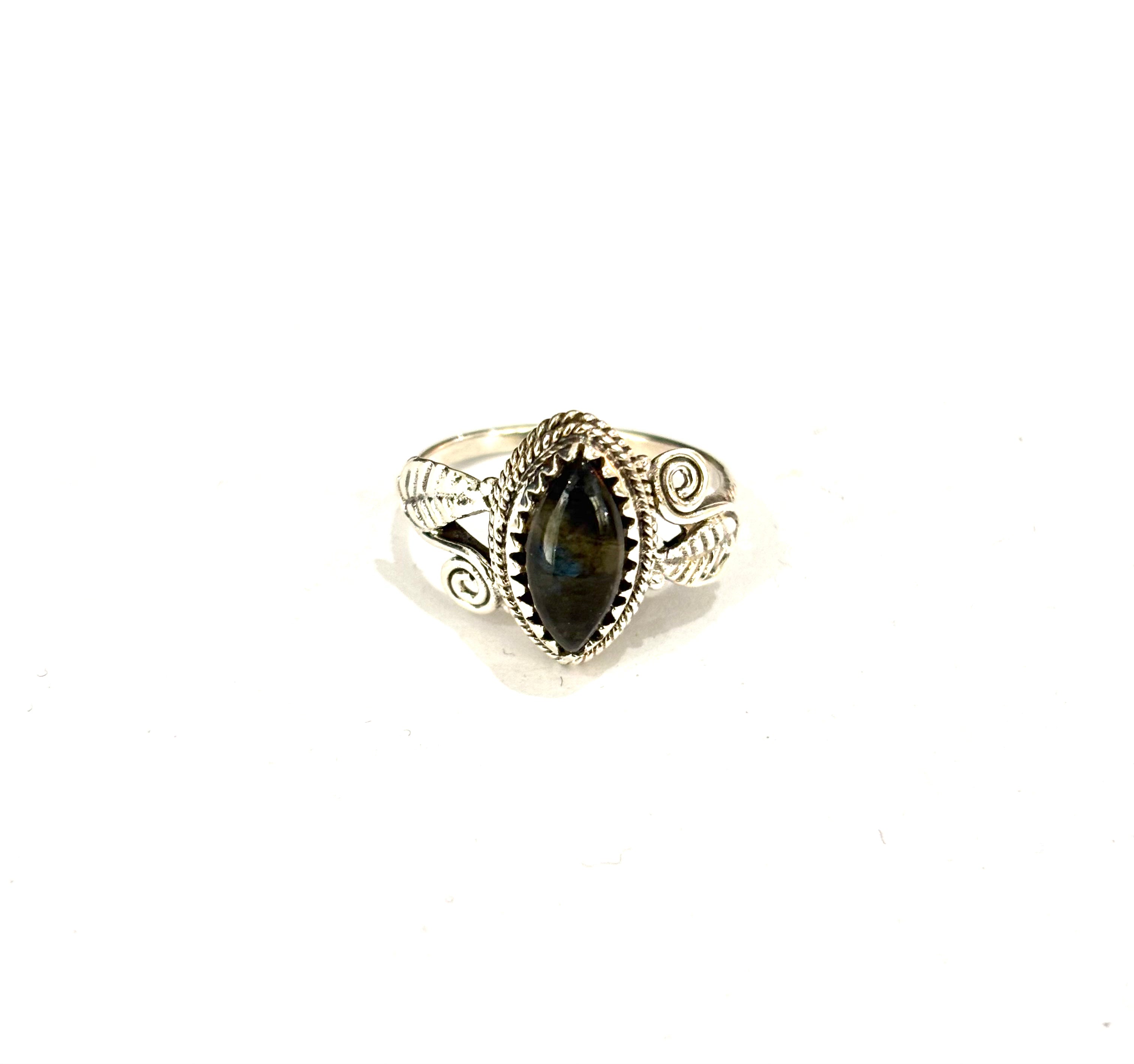Orecchini A Borchia In Argento 925 Con Labradorite Naturale – Cerchio Piatto 4mm, Gioielli Eleganti E Naturali