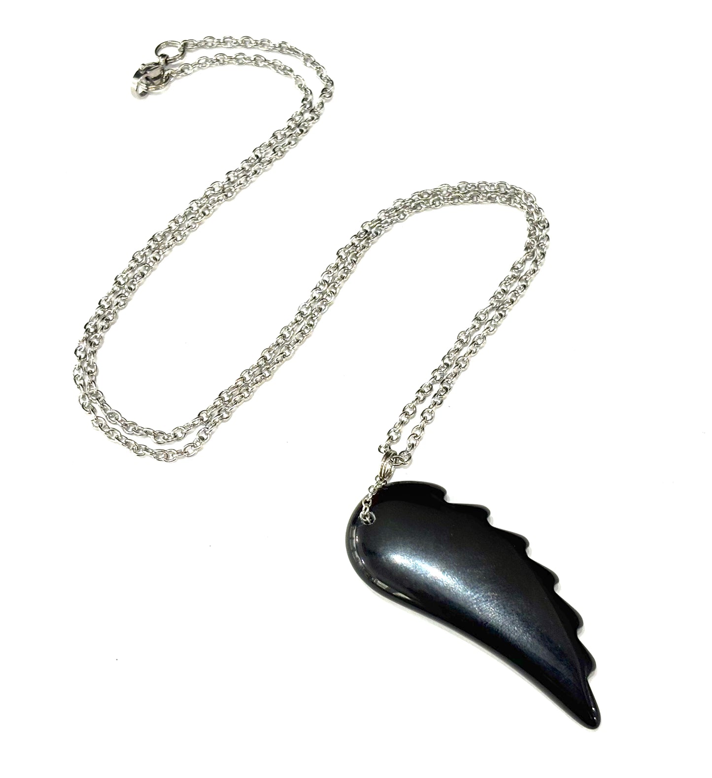 ALI - COLLANA IN OSSIDIANA NERA