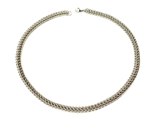 COLLANA CHAINMAIL ACCIAIO TRAMA PERSIANA