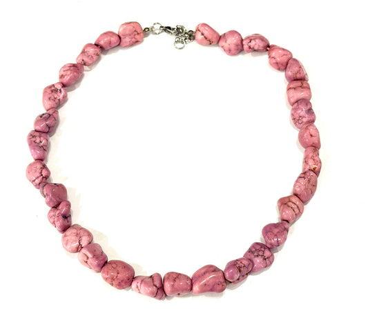 COLLANA GIROCOLLO AULITE SASSO BURATTATO