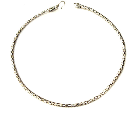 COLLANA SNAKE SEMI PIATTA