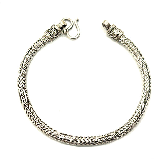 BRACCIALE SNAKE PIATTO - ARGENTO 925
