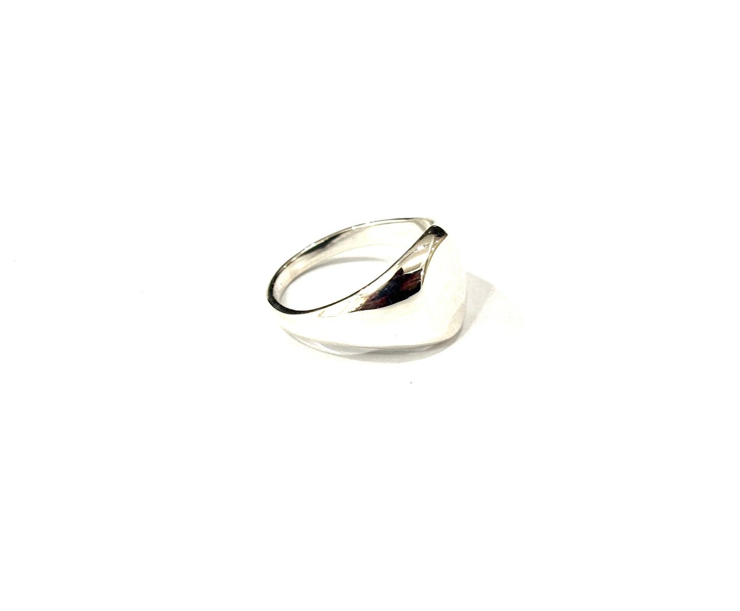 ANELLO OVALE LISCIO - ARGENTO 925