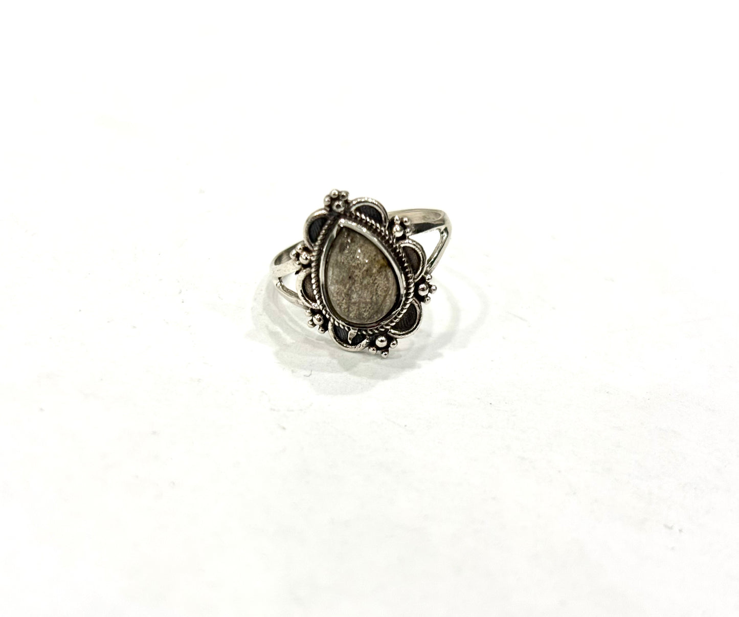 ANELLO GOCCIA PIETRE NATURALI - ARGENTO 925