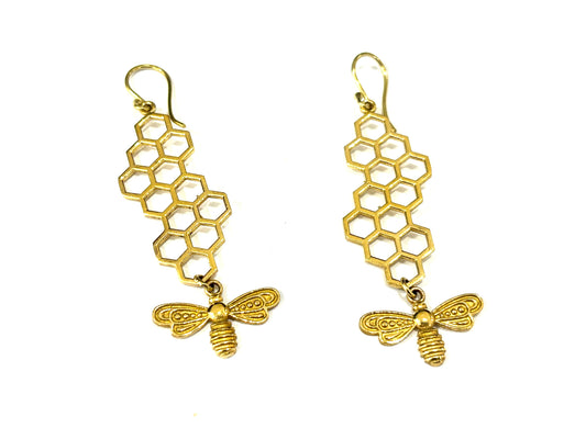 ORECCHINI OTTONE - NIDO D’APE - LIBELLULA