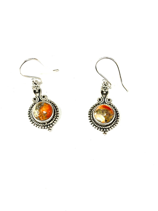 ORECCHINI PENDENTI SPINY OYSTER TURQUOISE - ARGENTO 925