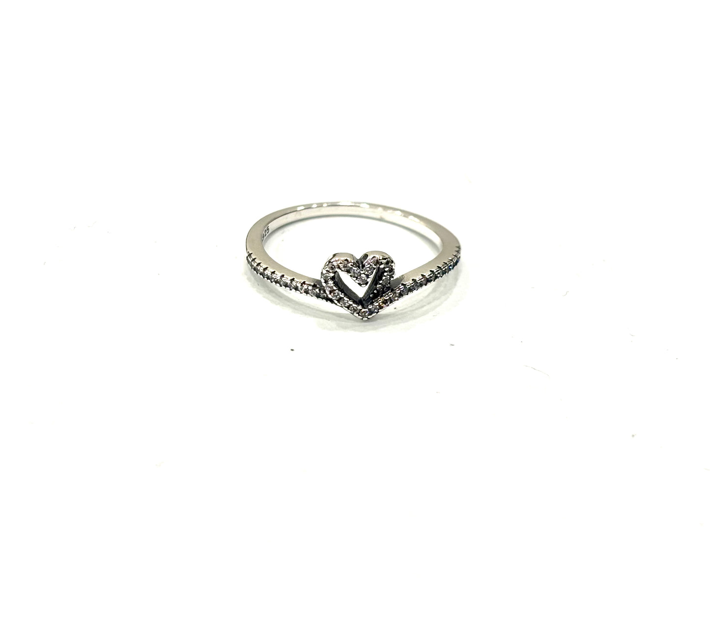 ANELLO HEART TRAFORATO SCINTILLANTE - ARGENTO 925 - ZIRCONI