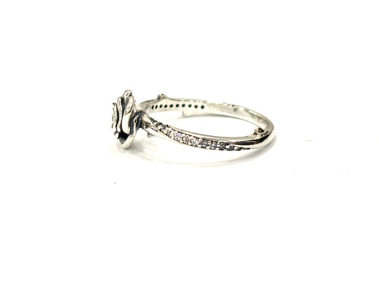 ANELLO ROSA - ARGENTO 925 - ZIRCONI