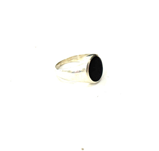 ANELLO ONICE OVALE - ARGENTO 925