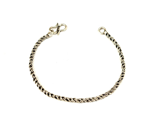 BRACCIALE SNAKE TORCHON - ARGENTO 925