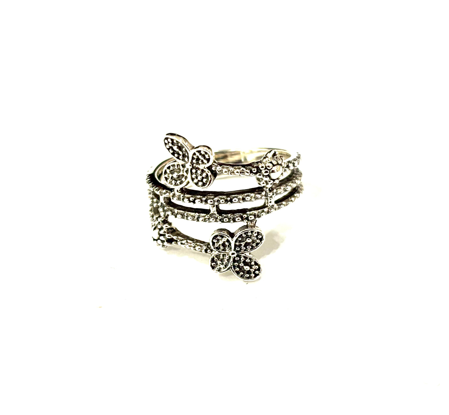 ANELLO DOPPIA FARFALLA -