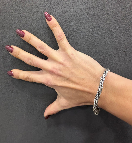 BRACCIALE SNAKE TORCION - ARGENTO 925