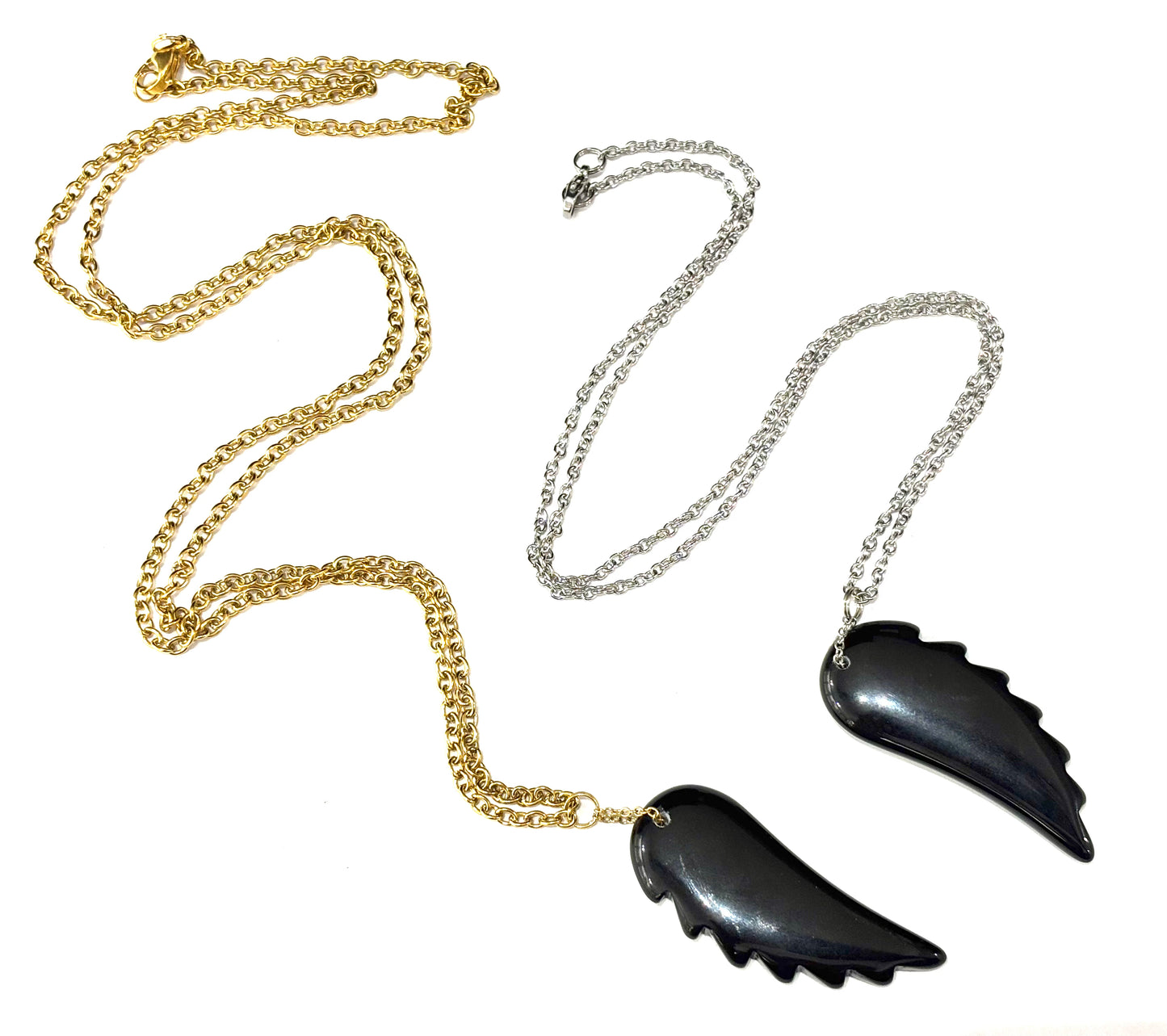 ALI - COLLANA IN OSSIDIANA NERA