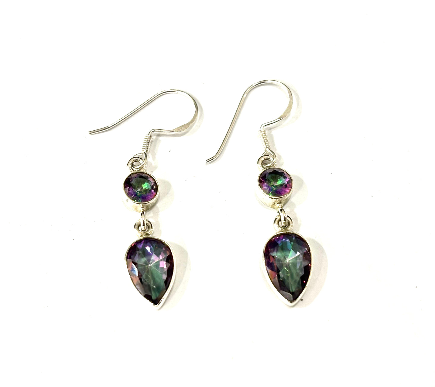 ORECCHINI PENDENTI MISTYC TOPAZ - ARGENTO 925