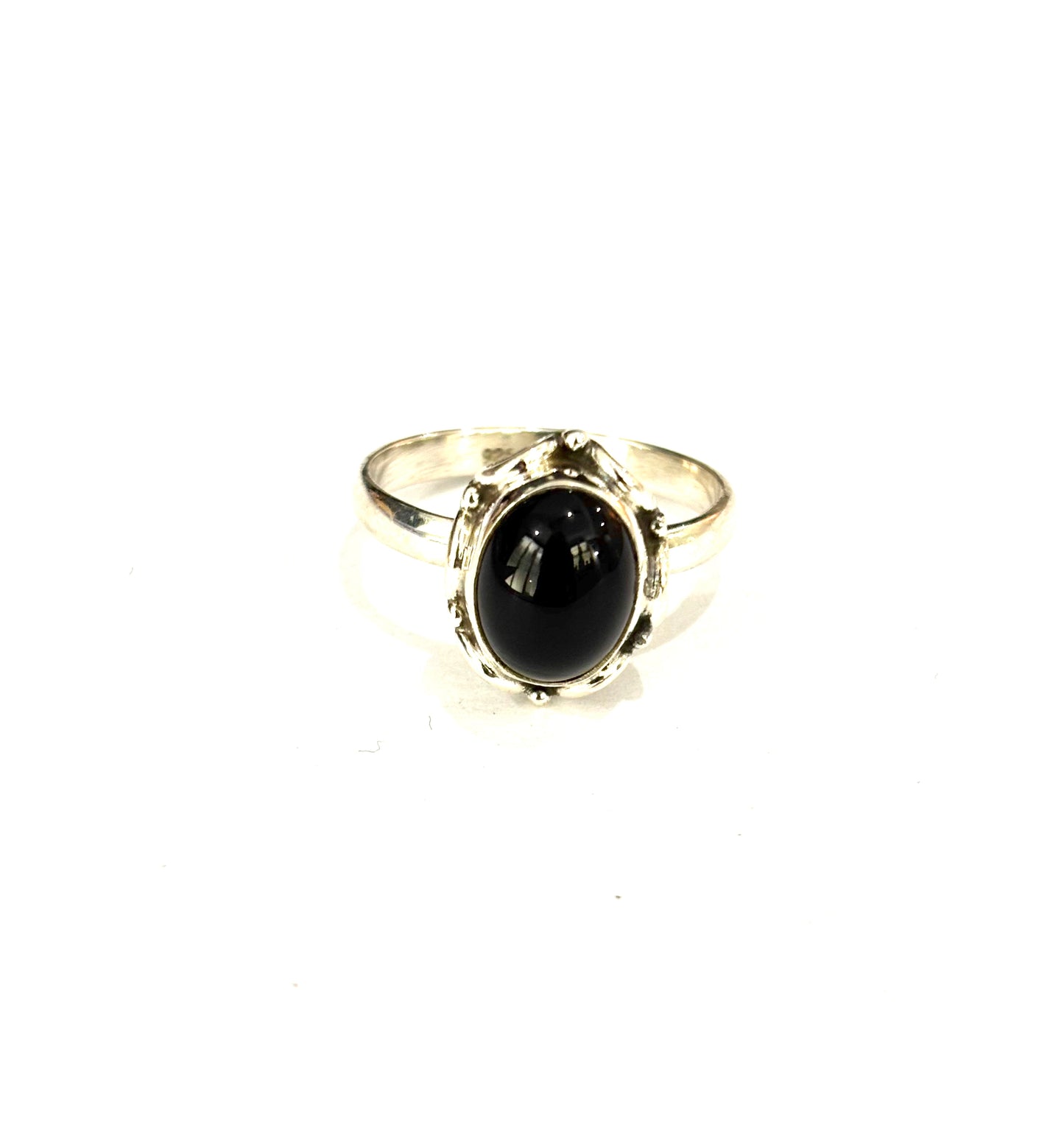 ANELLO ONICE OVALE - ARGENTO 925