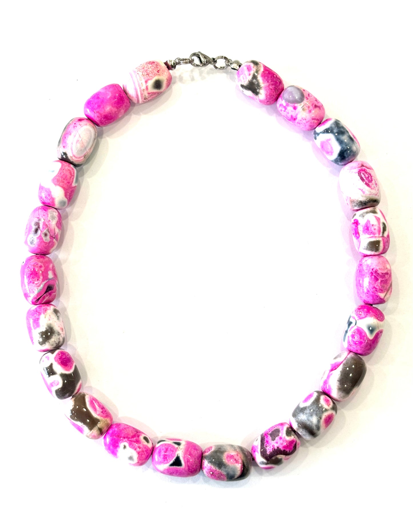 COLLANA GIROCOLLO AGATA BICOLORE BARILOTTO