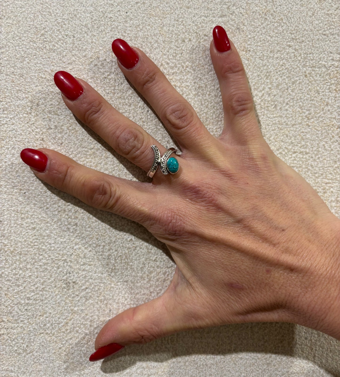 ANELLO AULITE TURCHESE - ARGENTO 925