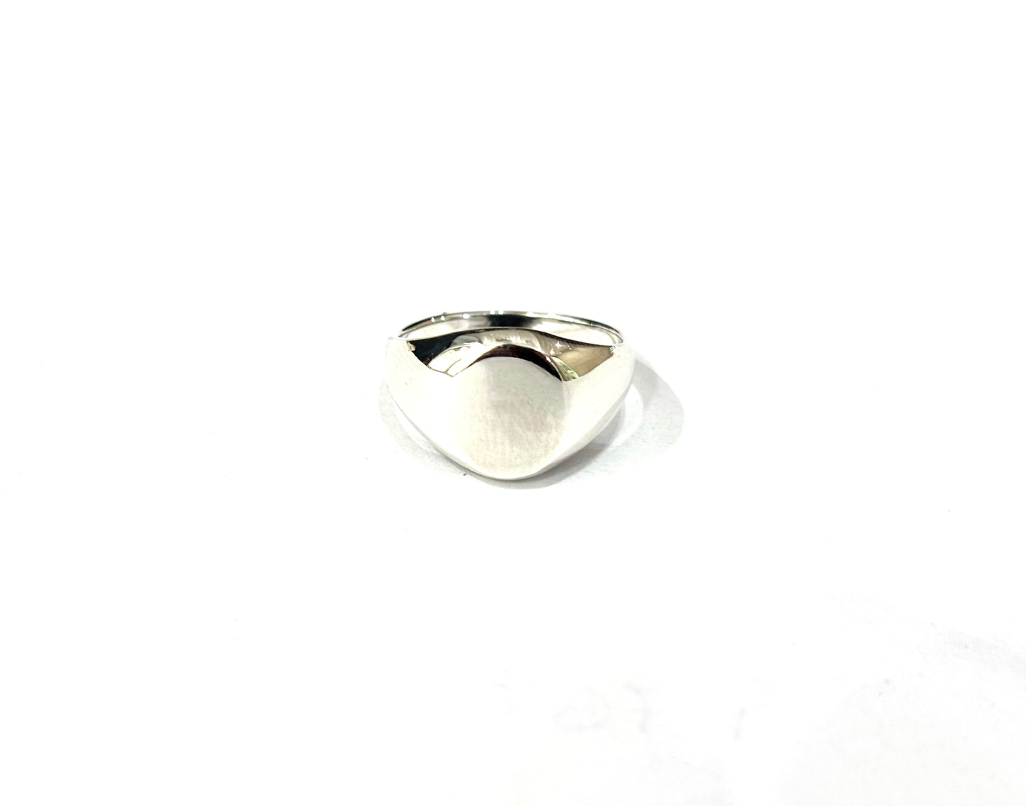 ANELLO OVALE LISCIO - ARGENTO 925