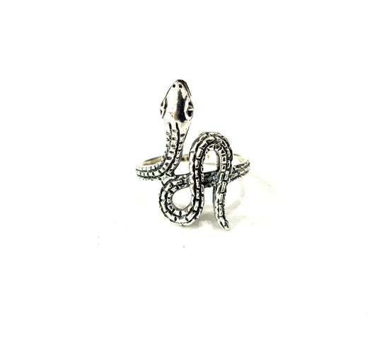 ANELLO SERPENTE TEXTURE SQUAME - ARGENTO 925